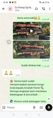 Testimonial Papan Bunga bitung